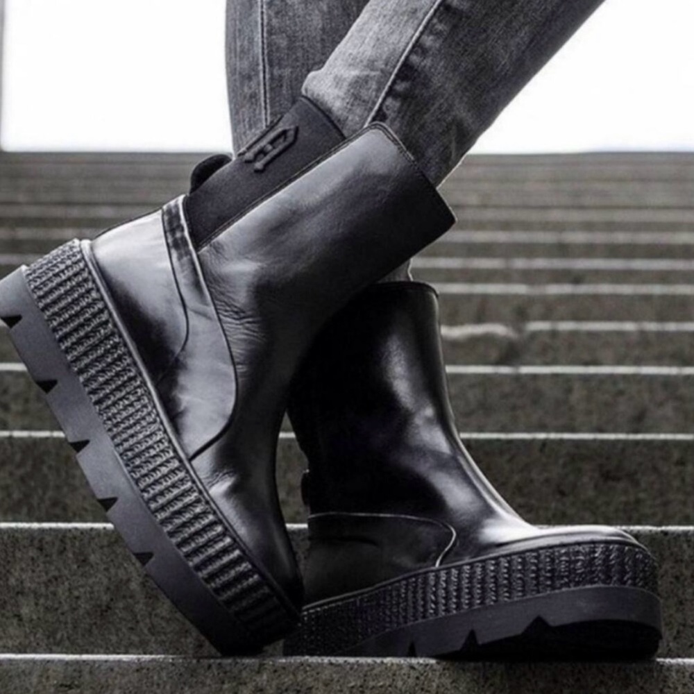 FENTY PUMA chelsea boots chunky leather
